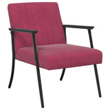 Armchair Wine Red 59 x 75 x 78 cm Velvet 42017684