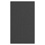 Doormat Stripe Black and Grey 115x200 cm 4105597