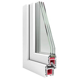 Basement Window RISOR 100x60 cm Tilt&Turn DIN Left White 4108366