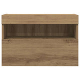 TV Wall Cabinet with LED 2 pcs Artisan oak 60 x 30 x 40 cm 862209