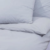 Duvet Cover Set Grey 260x240 cm Cotton 136100