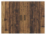 Wall Cabinet LUCCA Old Wood 80 x 31 x 80 cm Engineered Wood 885063