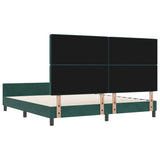 ZNTS Bed Frame in Dark Green, 180x200 cm, Velvet 3344894
