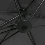 Garden Parasol with Steel Pole 300 cm Anthracite 47314