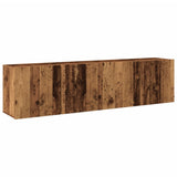 TV Cabinets Wall-mounted 2 pcs Old Wood 80x30x41 cm 857667