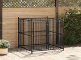 Outdoor Dog Kennel 120x120x150 cm 145763