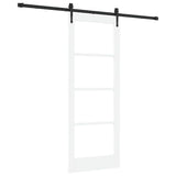 Sliding Door Manual ORKDAL White 78 x 202 cm Wood and metal 3332468