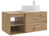 Bathroom Furniture Set 2 pcs Artisan Oak Engineered Wood 3403927