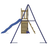 Outdoor Playset Brown Solid pine wood, Polypropylene Large 3155929
