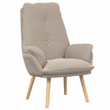 Armchair Light Grey 69 x 74 x 93 cm Sherpa Fabric 42001844