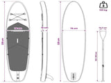 Inflatable Stand Up Paddle Board HYDROS 335 x 76 x 15 cm for 42039117