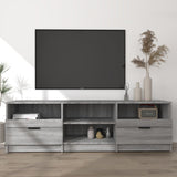 TV Cabinet Grey Sonoma 150x33.5x45 cm Engineered Wood 817115