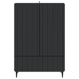Sideboard with Drawer Black 66 x 34.5 x 97 cm Engineered Wood 894436