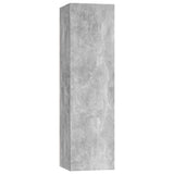 4 Piece TV Cabinet Set Concrete Grey Engineered Wood 3079153
