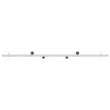 Sliding Door Hardware Kit 200 cm Steel White 42055684