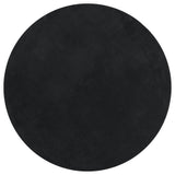 Rug HUARTE Short Pile Soft and Washable Black 100 cm 375123