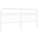 Metal Replace Headboard White 200 cm 376687