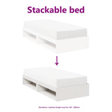 Day Bed without Mattress White 90x200 cm Solid Wood Pine 859242