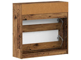 Shoe Cabinet UTRECHT 78 x 24 x 100 cm Engineered Wood Old Wood 897763
