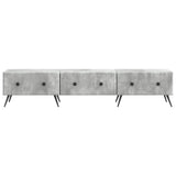 TV Cabinet Concrete Grey 147 x 34.5 x 30 cm Engineered Wood 895628