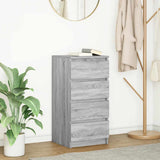 Sideboard Grey Sonoma 37.5x35x76 cm Engineered Wood 861756