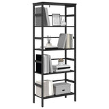 Bookshelf Black Oak 60 x 29.5 x 149 cm Engineered Wood 883928