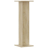 Speaker Stands 2 pcs Sonoma Oak 30x30x95 cm Engineered Wood 852674