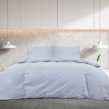 Duvet Cover Set Grey 260x240 cm Cotton 136100