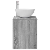Wall-Mounted Sink Vanity Grey Sonoma 49.5 x 35 x 63 cm 890259
