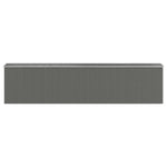 Garden Shed Light Grey 192x855x223 cm Galvanised Steel 3147446