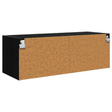 Wall Cabinet Black Oak 102 x 37 x 35 cm Engineered Wood 882921