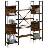 Bookshelf Smoked Oak 155.5x24x166.5 cm Engineered Wood 838860