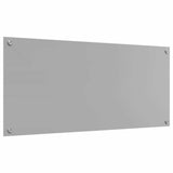 Kitchen Backsplash 2 pcs Light Grey 110 x 50 cm Tempered Glass 3415501