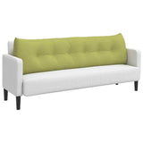 Back Pillow Light Green 180 x 24 x 50 cm Fabric 42014567