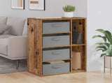Sideboard with Drawer Old Wood 60 x 33.5 x 84 cm 8000474