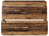 Bathroom Under Sink Cabinet Old Wood 78.5 x 37.5 x 81 cm 890718