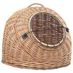 ZNTS Cat Transporter 60x45x45 cm Natural Willow 170909