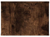 Wall Shelf Smoked Oak 102x30x29 cm Engineered Wood 826363