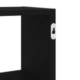 Wall Shelf Black Oak 100x25x50 cm Engineered Wood 868070