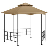 Gazebo with Sidewalls 3.1x2.7 m Taupe 313932