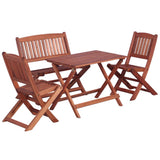 Dining Set Natural wood Solid eucalyptus wood Children's size 45585