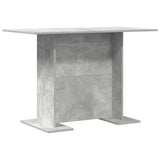 Dining Table Concrete Grey 110 x 60 x 75 cm Engineered Wood 863163