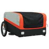 Bike Trailer Black and Orange 45 kg Iron 94040
