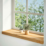 Window Sills 2 pcs Light Brown 80x25x2 cm Solid Wood Oak 4009142