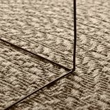 Rug ZIZUR Beige 140x200 cm Jute Look Indoor and Outdoor 4010408