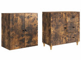 Cabinet Set 2 pcs 66 x 34.5 x 90 cm Engineered Wood 3416480