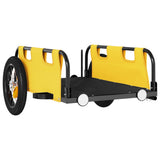 Bike Trailer Yellow Oxford Fabric and Iron 94162