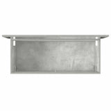 Bathroom Cabinet with Mirror Concrete Grey Engineered Wood 833887