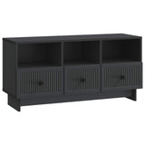 TV Cabinet with Drawer Black 102 x 34.5 x 50 cm Engineered Wood 893986