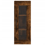 Highboard Smoked Oak 34.5x34x180 cm Engineered Wood 3199518